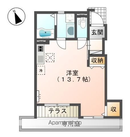 ビナーリオ・キラの間取り