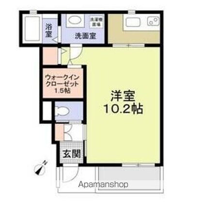 Ｖｅｒｄｅ　Ｍ[1K/32.28m2]の間取図