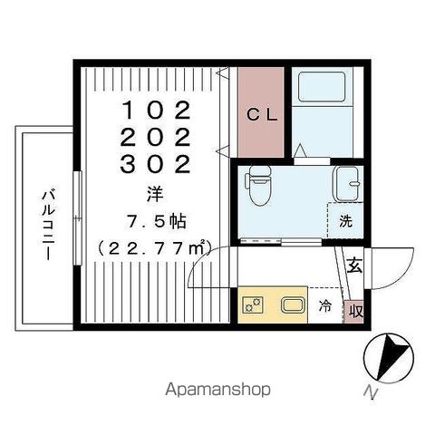 AJ八潮の間取り写真