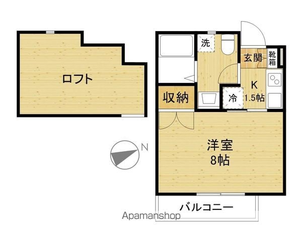 ルーブル弐番館の間取り写真