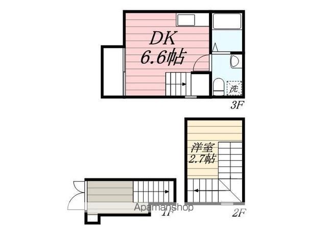 ガレット博多南の間取り