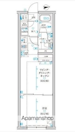 ＣＲＥＡＴＩＦ西池袋[1LDK/32.24m2]の間取図