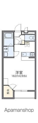 レオパレスグランドカメリアⅦ[1K/31.05m2]の間取図