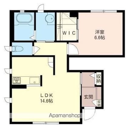 レジデンス　クロルセ[1LDK/49.71m2]の間取図