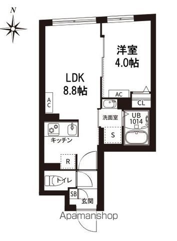 レピュア旗の台レジデンスの間取り写真