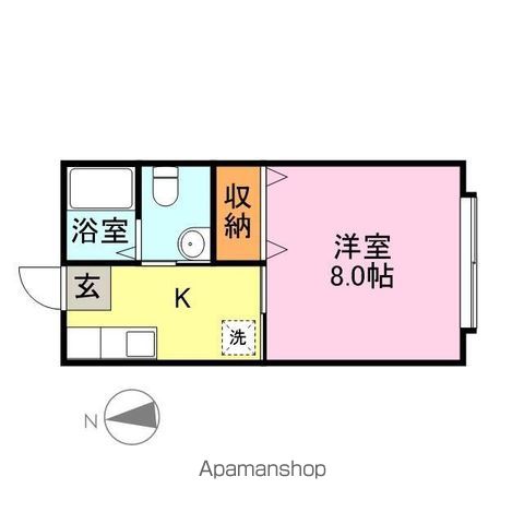 岡南ハイツの間取り写真