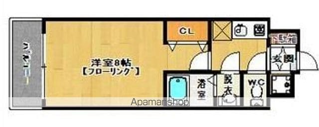 ピュアドームパラジオ博多の間取り写真