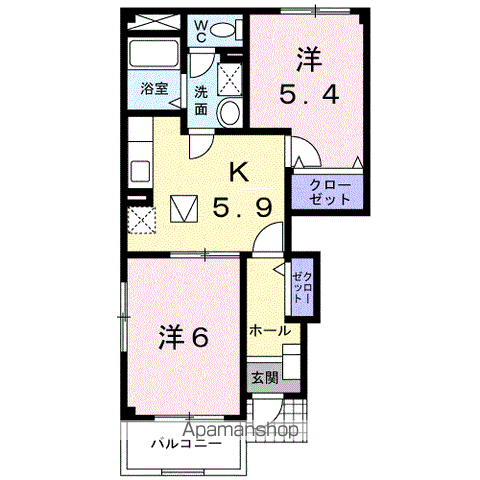 ライラックIの間取り写真