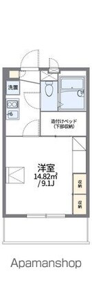 レオパレスドリームＷＫＴ[1K/23.18m2]の間取図