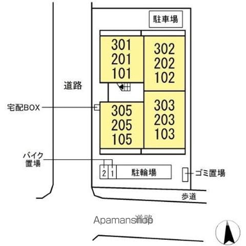 プランドール 303 ｜ 千葉県松戸市新松戸６丁目80-2（賃貸アパート1LDK・3階・42.66㎡） その13