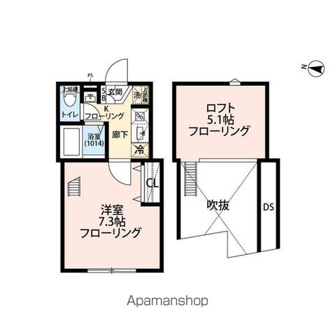 エクセラン東向島の間取り写真