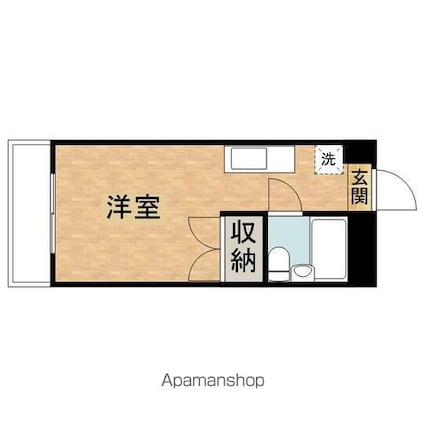 サンヒルズ大塚[1R/18.76m2]の間取図