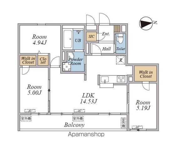 RーRESIDENCE南千束の間取り写真