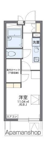 【レオパレスセレーノ香椎駅東の間取り】