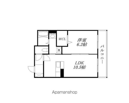ＧＲＥＥＮＡＷＡＹ[1LDK/40.98m2]の間取図