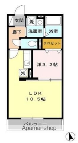 セゾントレビナの間取り写真