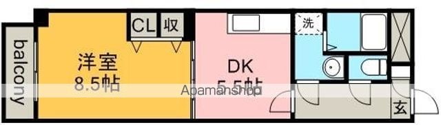 ブランメゾン八龍の間取り写真