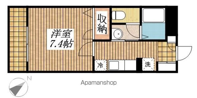 【立川市柏町のマンションの間取り】