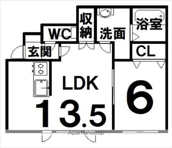 LA CIAIR(ラ クレール)の間取り