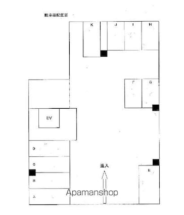 ヤマイチＰＬＡＺＡ吹上[1K/28.5m2]の配置図