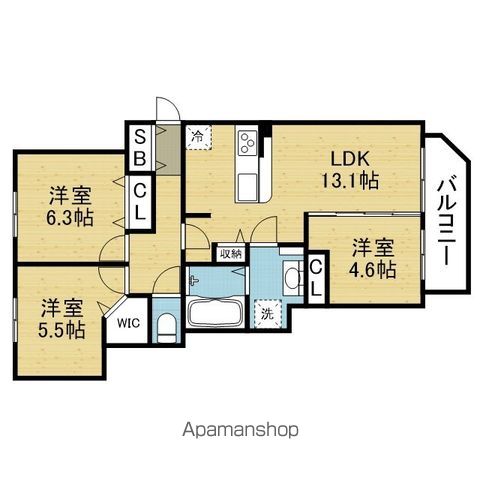 REGLIA今里NORTHの間取り写真