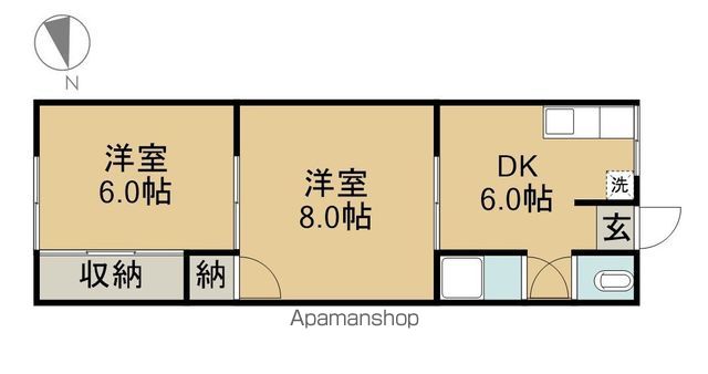 コーポヨコイの間取り写真