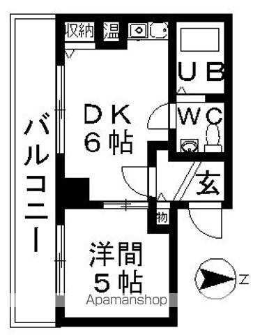 アーバンフラッツ新栄の間取り写真