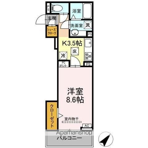 D CREST 草薙2丁目の間取り写真