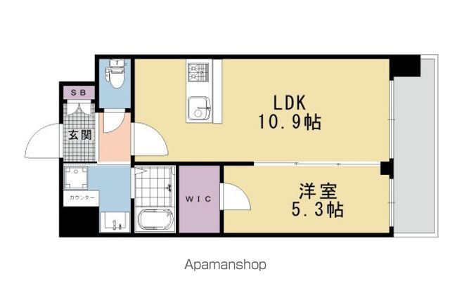 プレサンス THE KYOTO東福寺 EASTの間取り写真