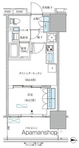 パークアクシス西大島コンフォートスクエアの間取り写真