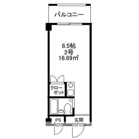 明和ハイツ南江口の間取り写真