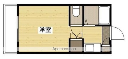 広島県広島市東区中山南１丁目[1R/16m2]の間取図