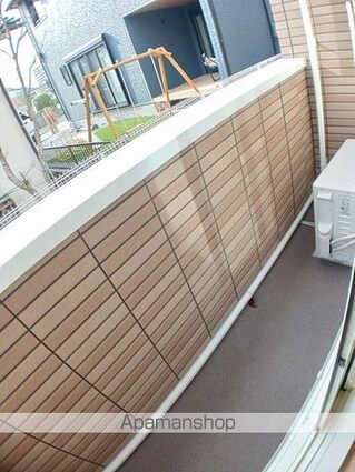 プラシード[1R/32.94m2]のバルコニー