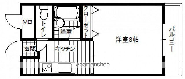 己斐西ハイムの間取り写真