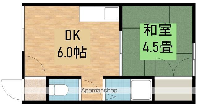 コーポ八大の間取り写真