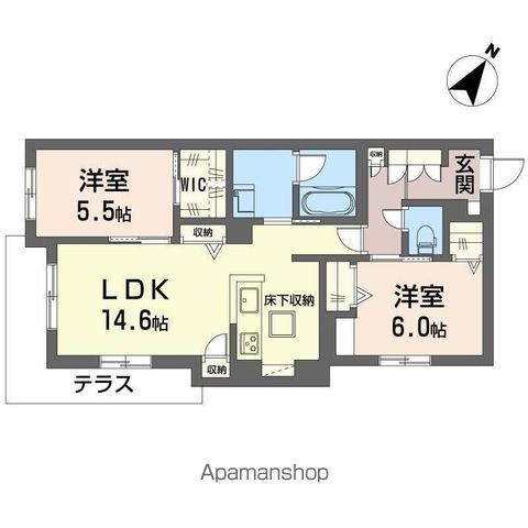 ヘミングウェイの間取り写真