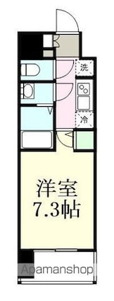 ＨＦ仙台本町レジデンス[1K/23.94m2]の間取図