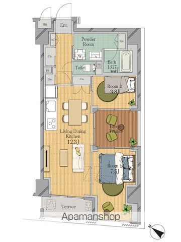 ＪＰ　ＮＯＩＥ　横浜平沼の間取り