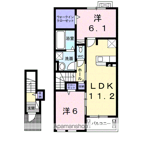 和歌山市松江 2階建 築5年のイメージ