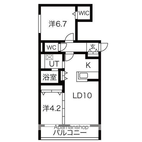 ロイヤルガーデン北6条の間取り写真