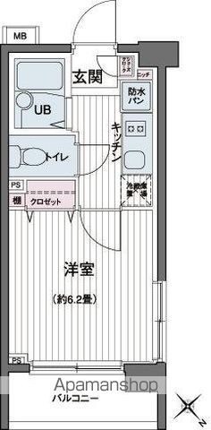 エコロジー都立大学レジデンスの間取り写真