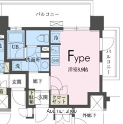 ガレリア東新宿の間取り