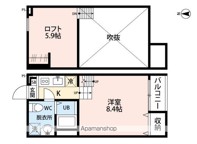 アヴァンツァーレの間取り写真