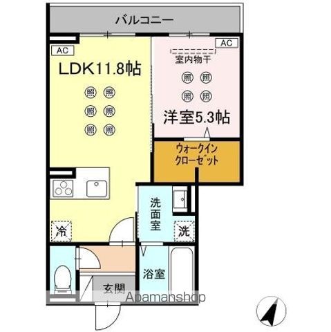 LUMINA I棟の間取り写真