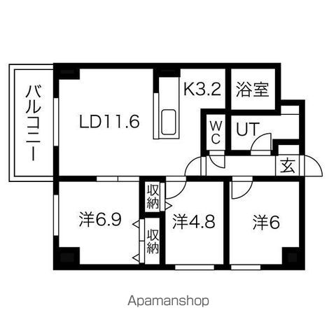 MODENA近代美術館の間取り写真