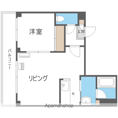 クワイシャノン円山表参道の間取り写真