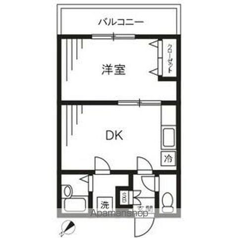 スタジオ北柏 2-202 ｜ 千葉県柏市根戸1825（賃貸アパート1DK・2階・31.37㎡） その2