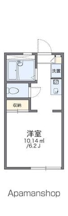 レオパレスデ・ルシア[1K/20.28m2]の間取図