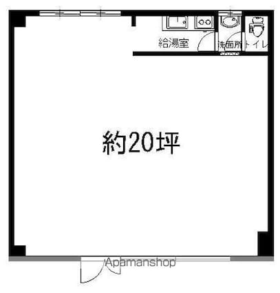 メゾン・セビヤテナント[事務所/62.7m2]の間取図