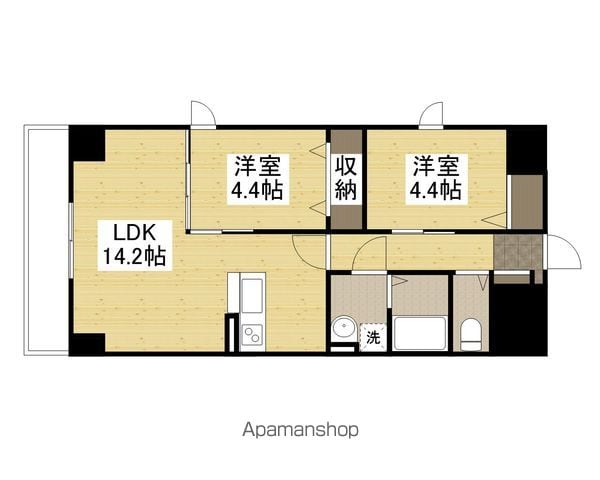 MISTRAL姫路駅前VIII安田の間取り写真
